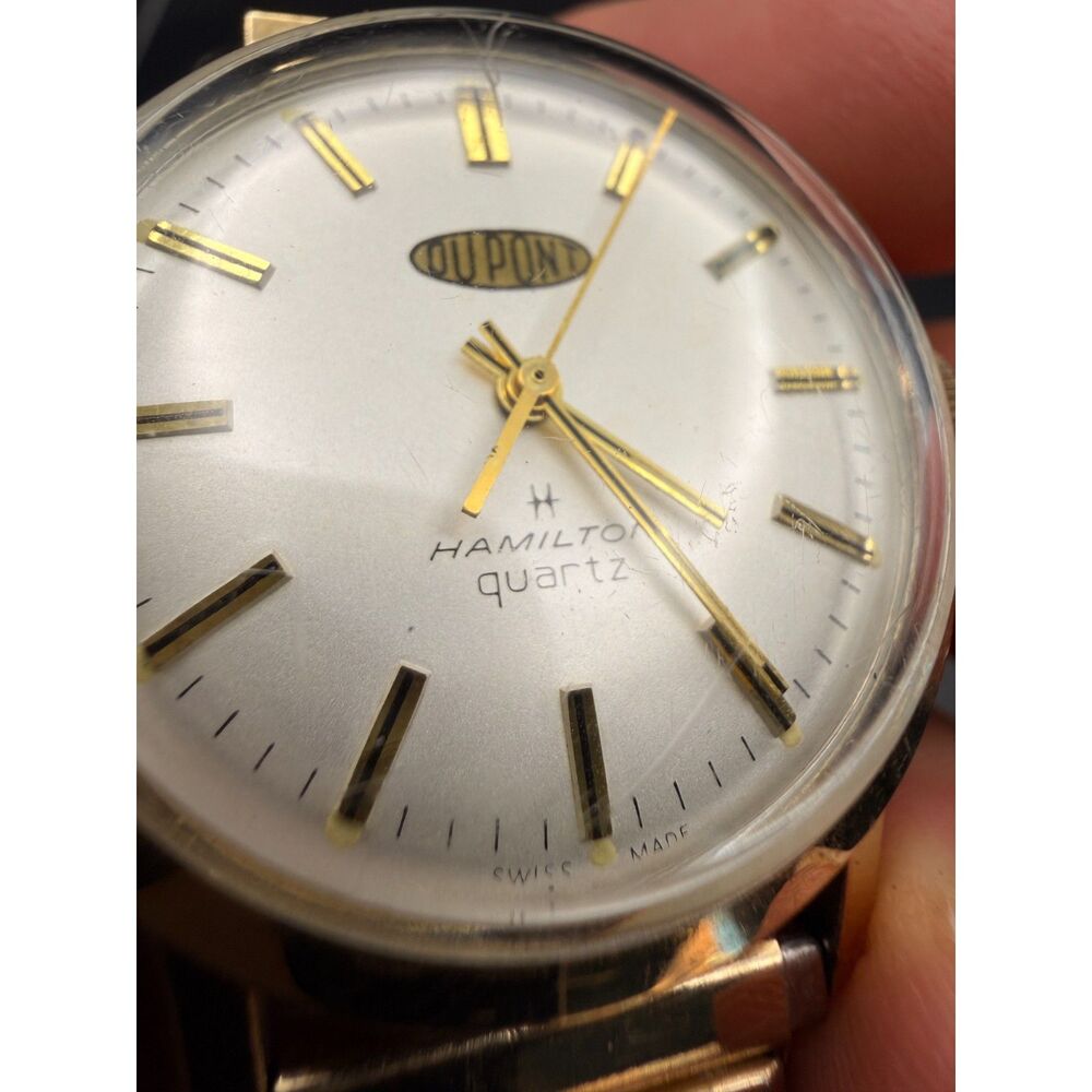 Vintage Hamilton Quartz 10K GF - Dupont Watch.